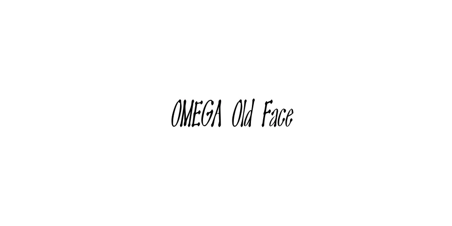 Fonte OMEGA Old Face