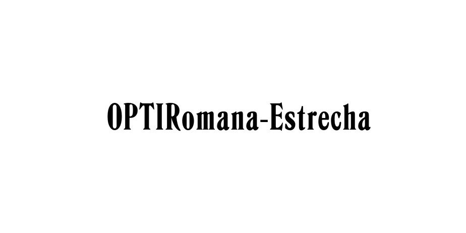 Fonte OPTIRomana-Estrecha