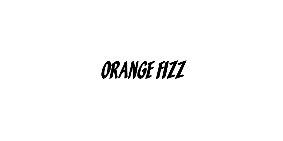 Fonte Orange Fizz