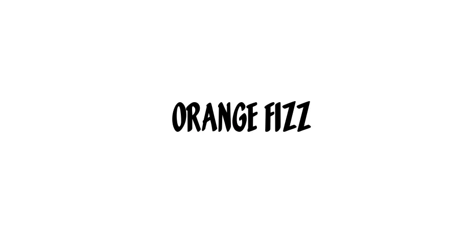 Fonte Orange Fizz