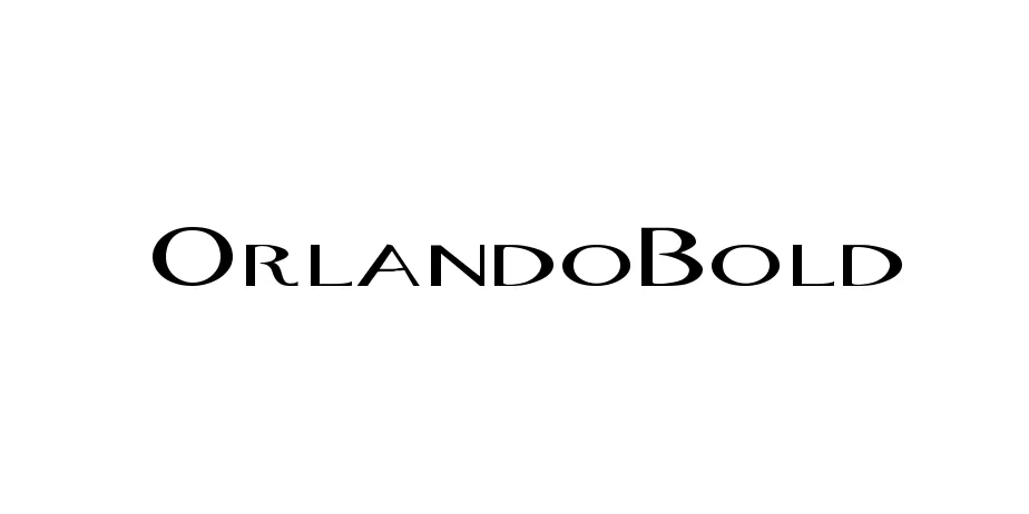 Fonte OrlandoBold