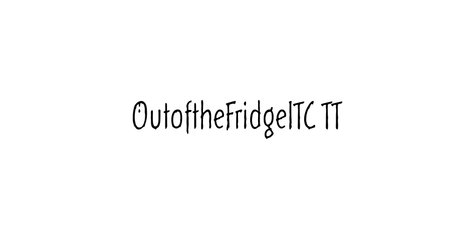 Fonte OutoftheFridgeITC TT