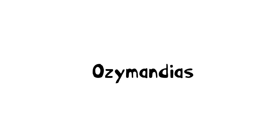 Fonte Ozymandias