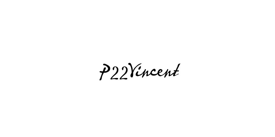 Fonte P22Vincent