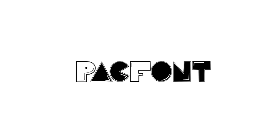 Fonte PacFont