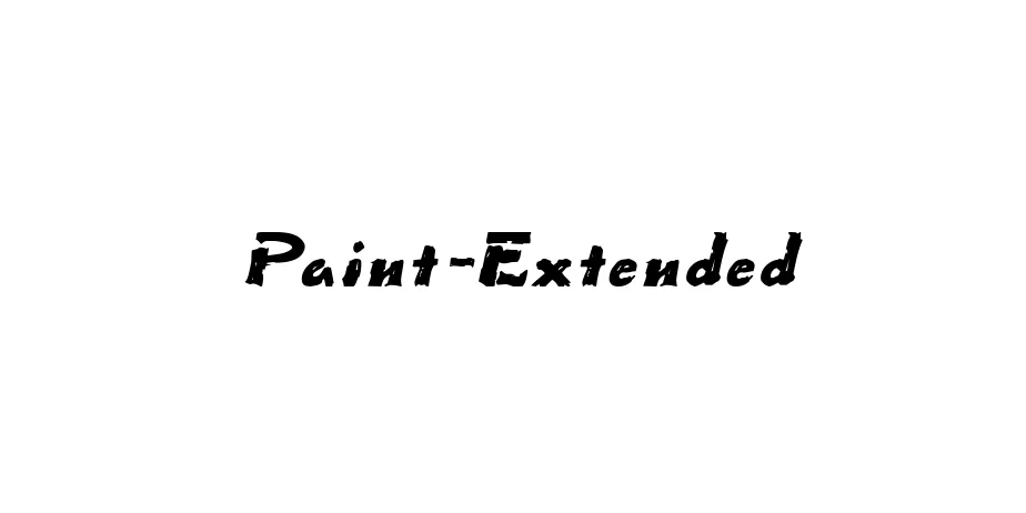 Fonte Paint-Extended