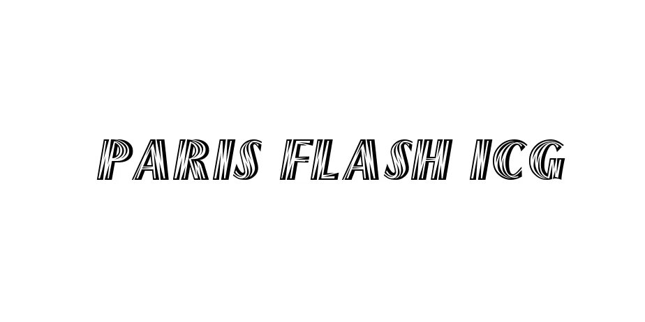 Fonte Paris Flash ICG