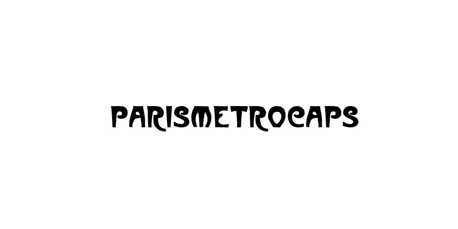 Fonte ParisMetroCaps