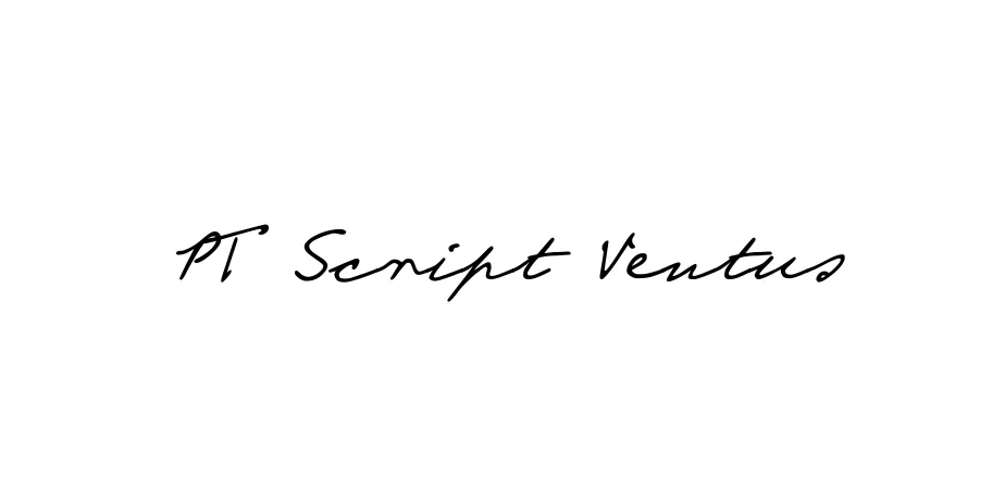 Fonte PT Script Ventus