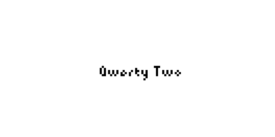 Fonte Qwerty Two
