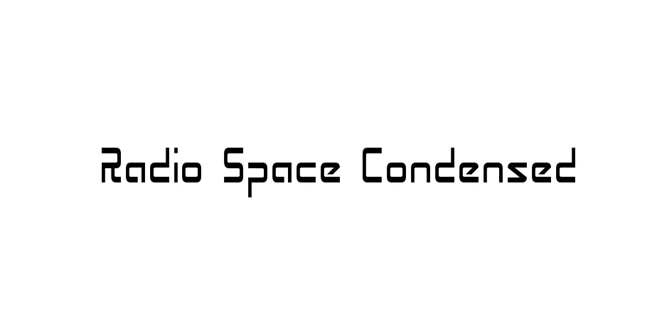 Fonte Radio Space Condensed