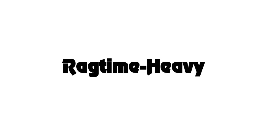 Fonte Ragtime-Heavy