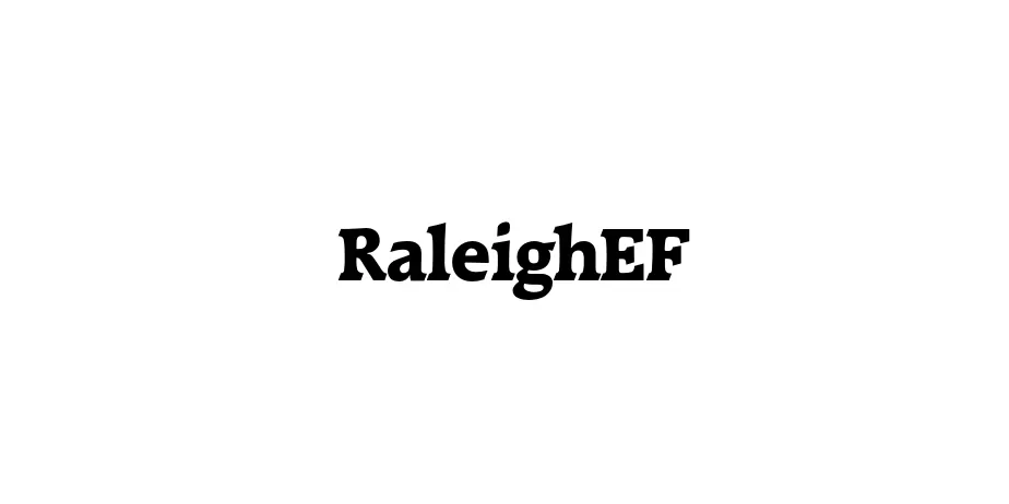 Fonte RaleighEF