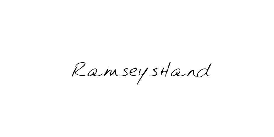 Fonte RamseysHand