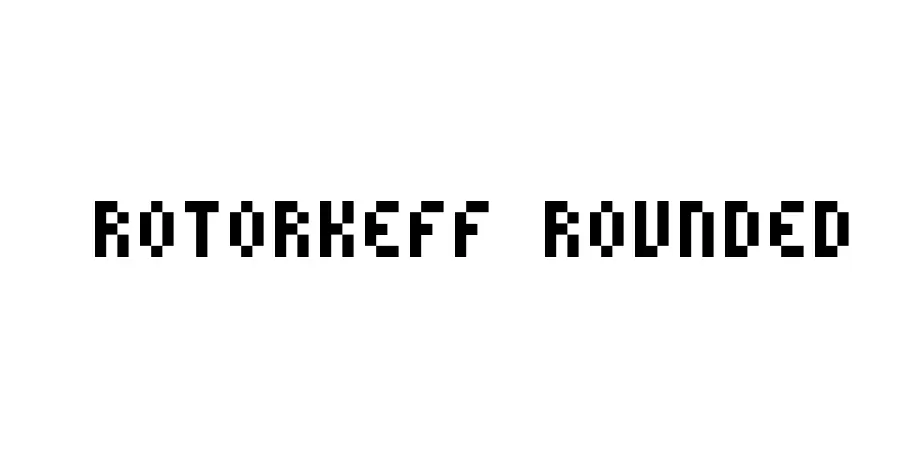 Fonte ROTORkeff Rounded