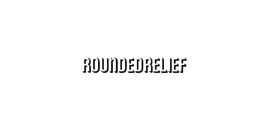 Fonte RoundedRelief