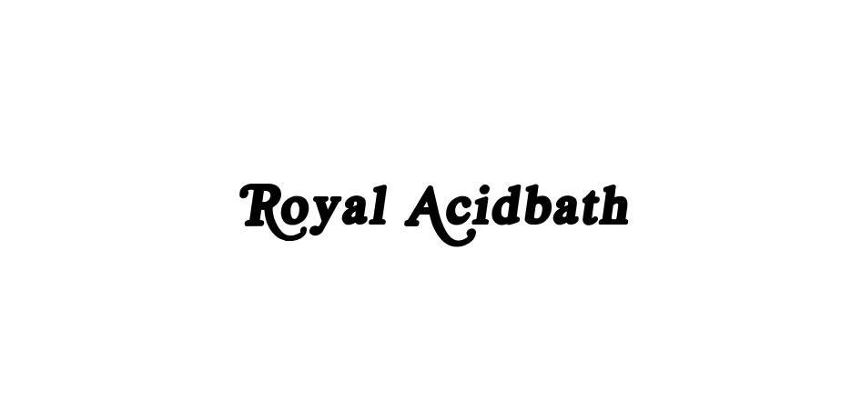 Fonte Royal Acidbath