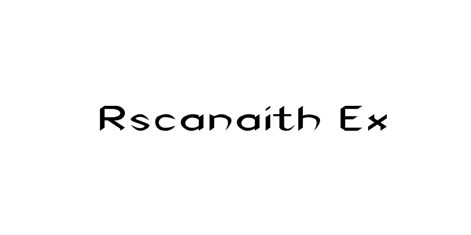 Fonte Rscanaith Ex