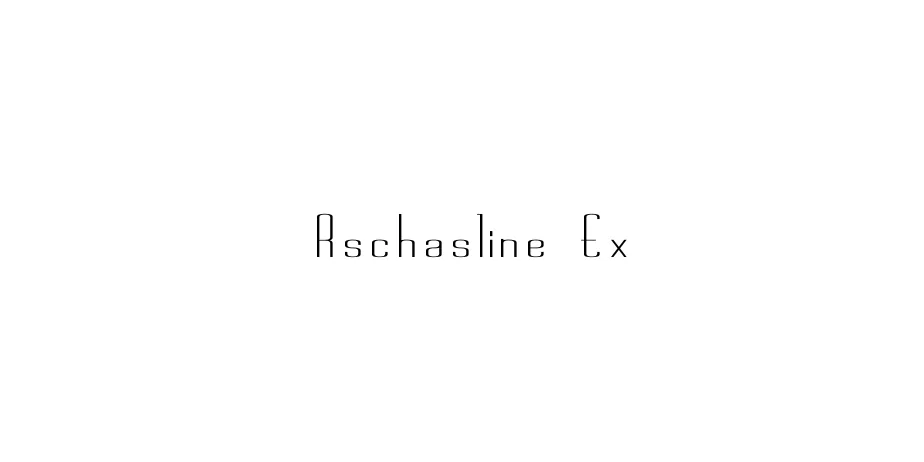 Fonte Rschasline Ex