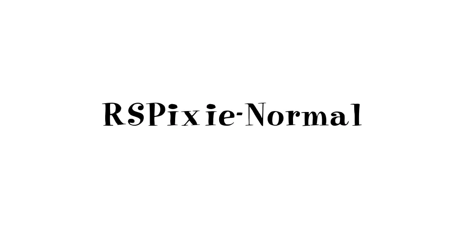 Fonte RSPixie-Normal