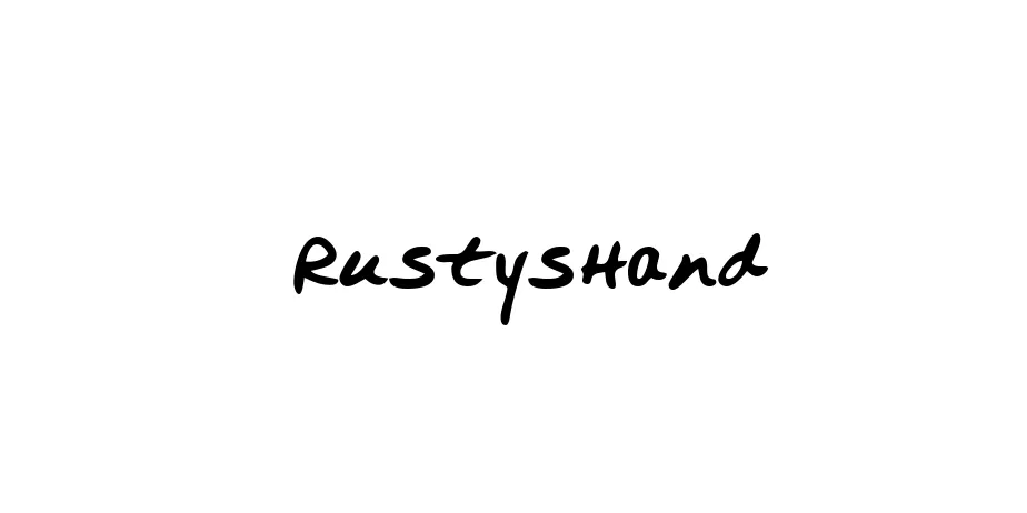 Fonte RustysHand