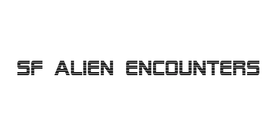 Fonte SF Alien Encounters