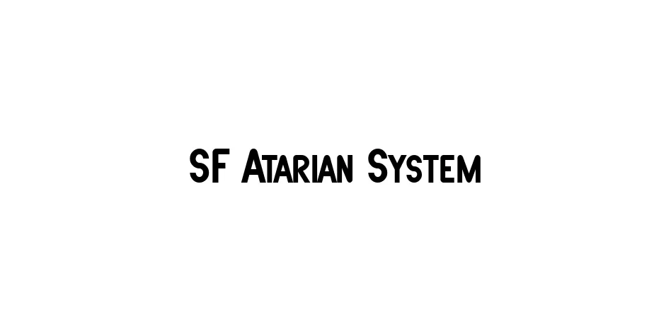 Fonte SF Atarian System