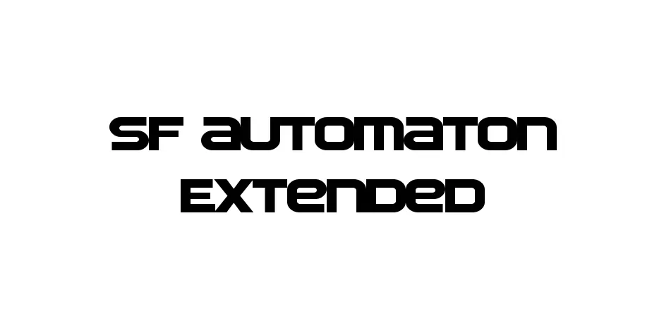 Fonte SF Automaton Extended