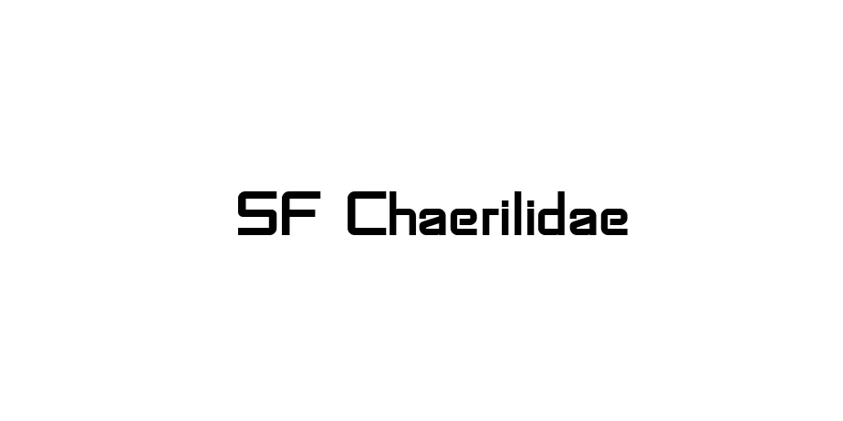 Fonte SF Chaerilidae