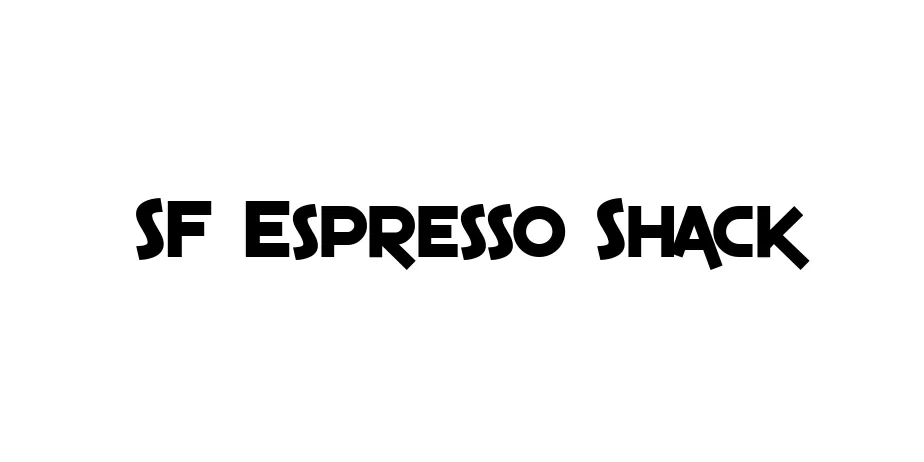 Fonte SF Espresso Shack