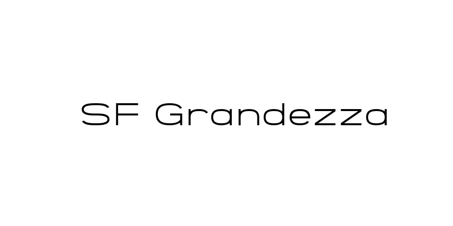 Fonte SF Grandezza