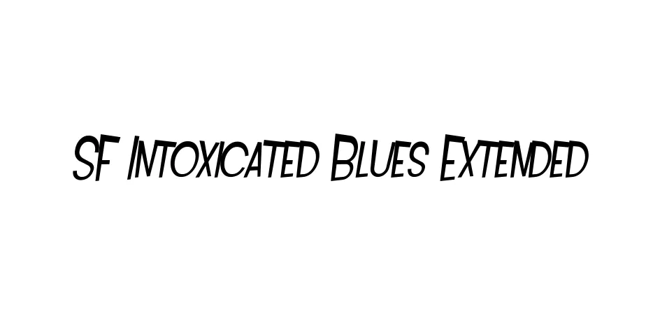 Fonte SF Intoxicated Blues Extended