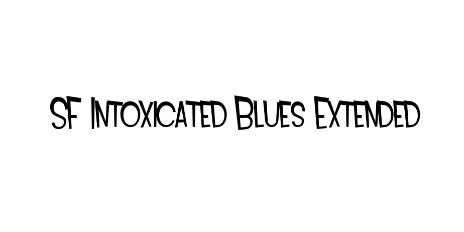 Fonte SF Intoxicated Blues Extended