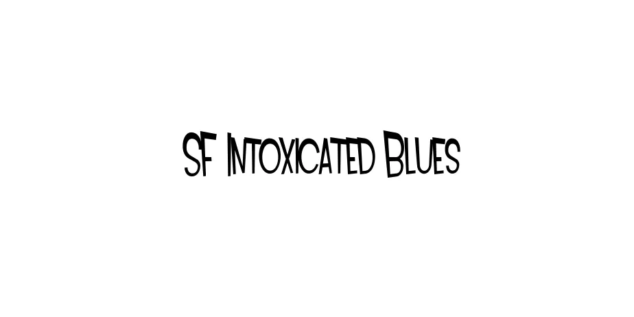 Fonte SF Intoxicated Blues