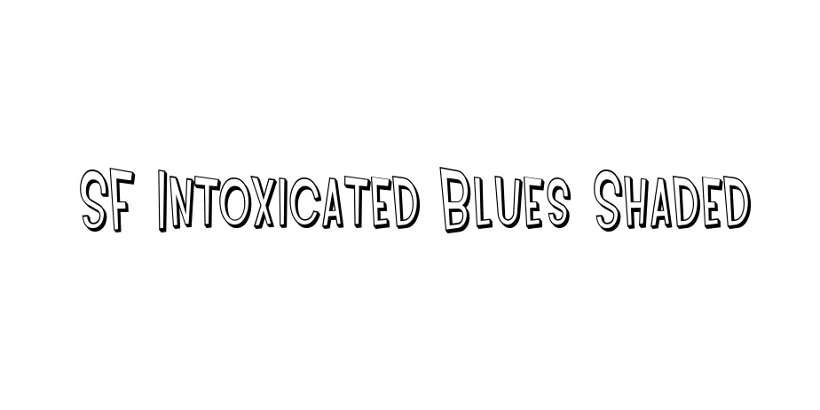 Fonte SF Intoxicated Blues Shaded