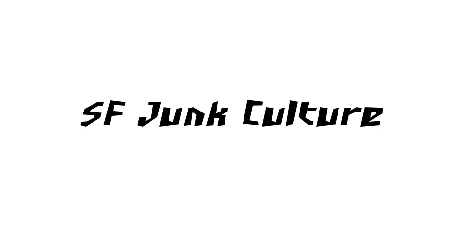 Fonte SF Junk Culture