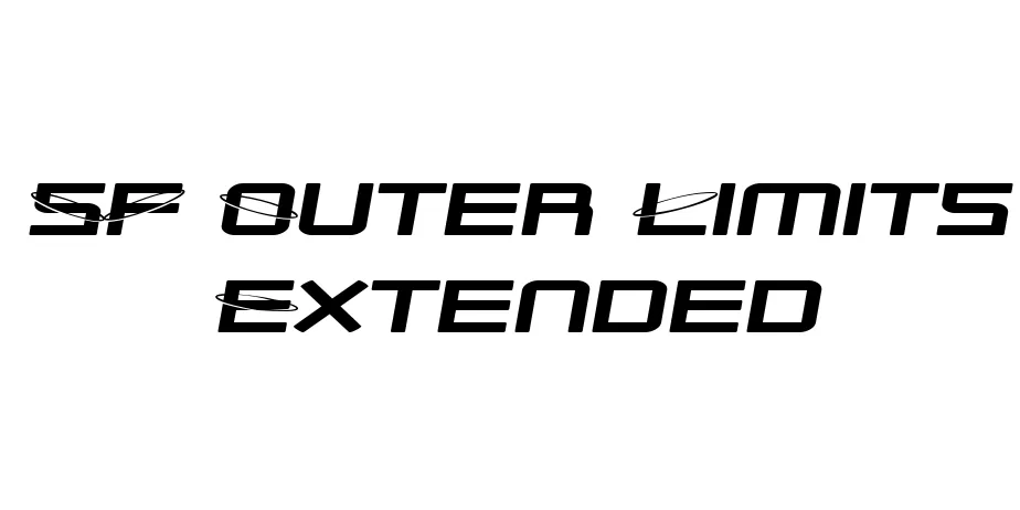 Fonte SF Outer Limits Extended