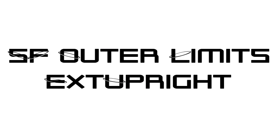 Fonte SF Outer Limits ExtUpright