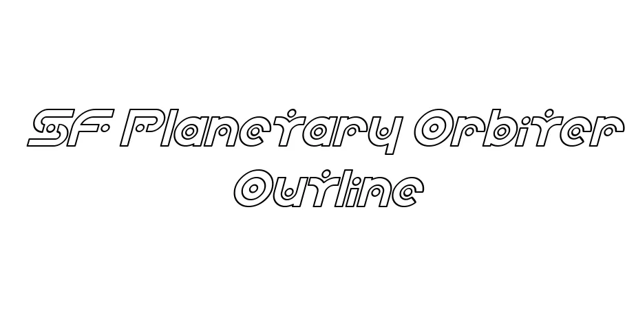 Fonte SF Planetary Orbiter Outline