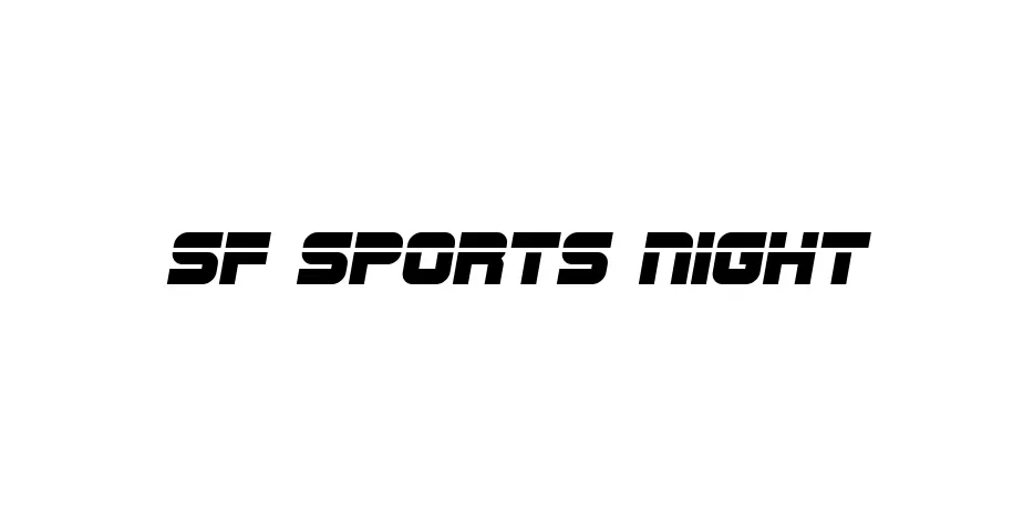 Fonte SF Sports Night