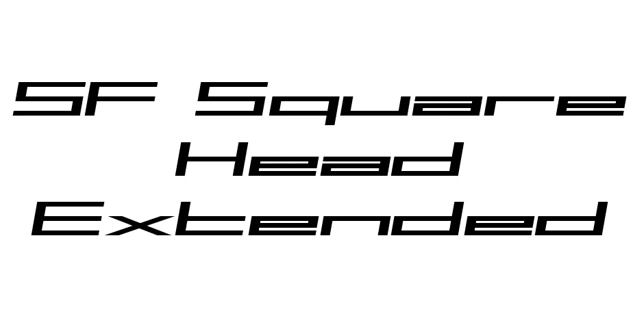 Fonte SF Square Head Extended