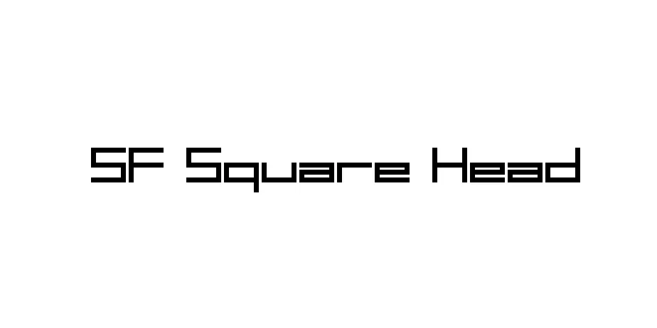 Fonte SF Square Head