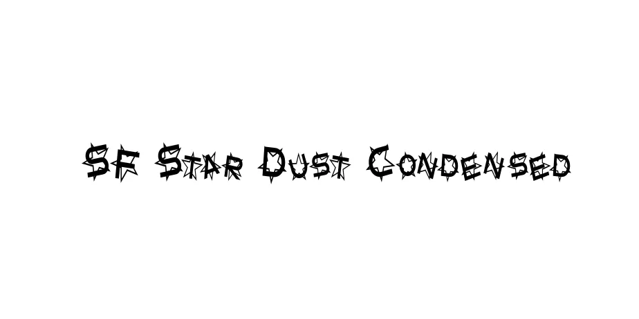 Fonte SF Star Dust Condensed