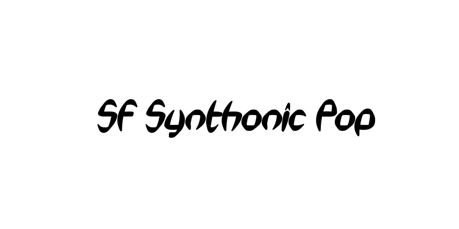 Fonte SF Synthonic Pop