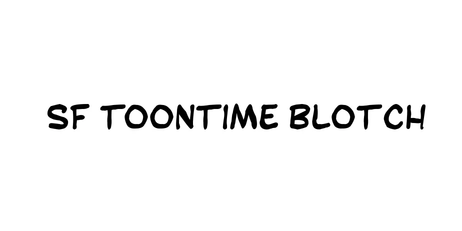 Fonte SF Toontime Blotch