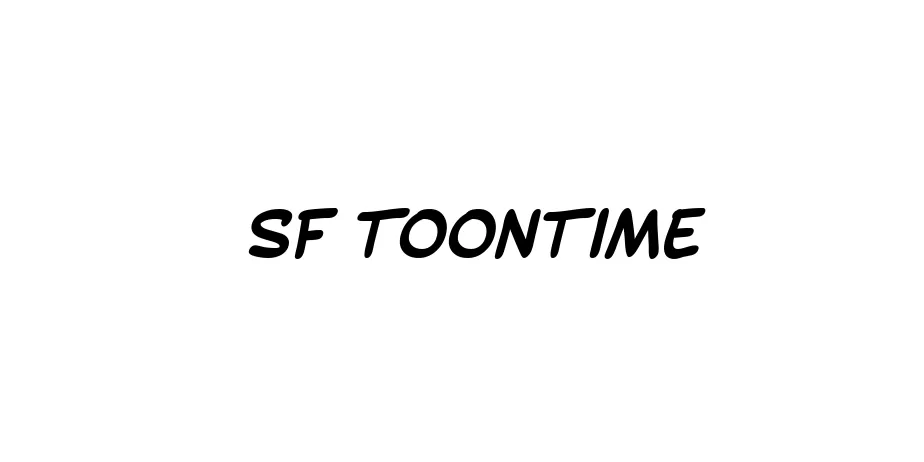 Fonte SF Toontime