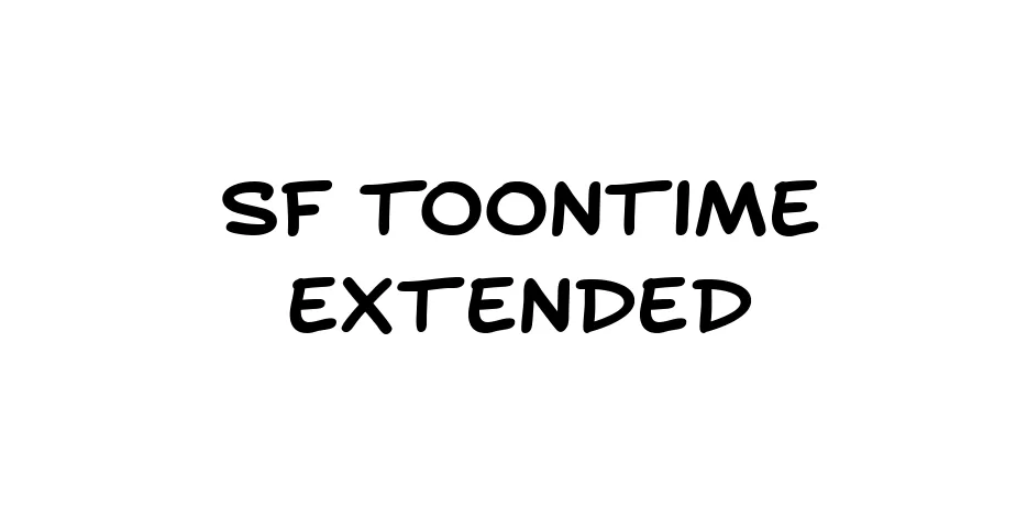 Fonte SF Toontime Extended