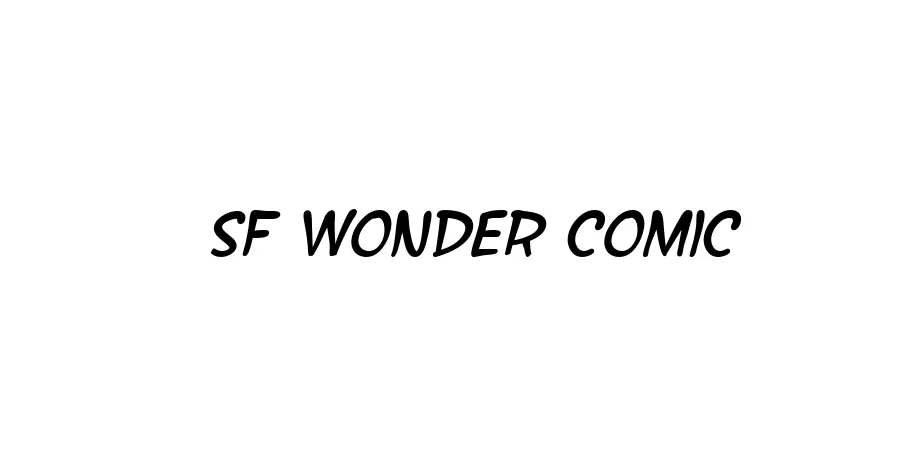 Fonte SF Wonder Comic