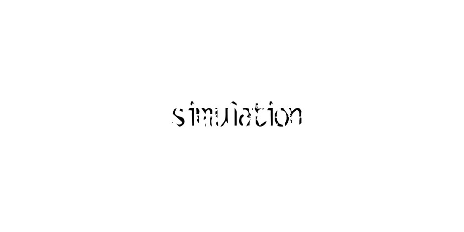 Fonte simulation