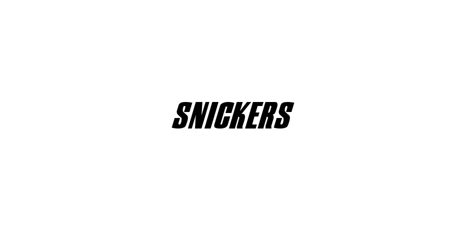 Fonte Snickers